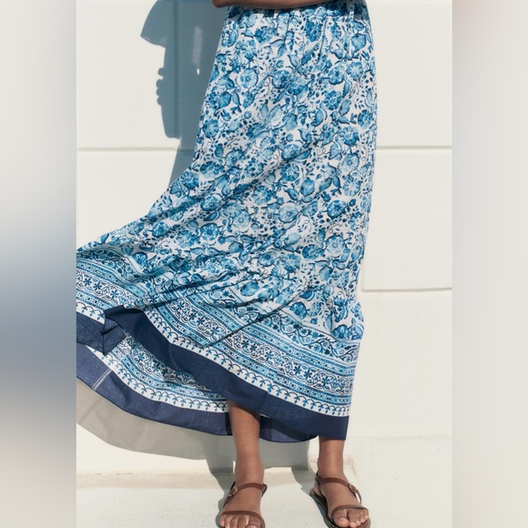 ZARA FLORAL PRINT OFF THE SHOULDER - Picture 8 of 11